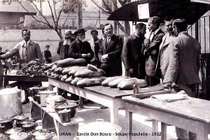 ORAN - CERCLE DON BOSCO - SOUPE POPULAIRE - 1932